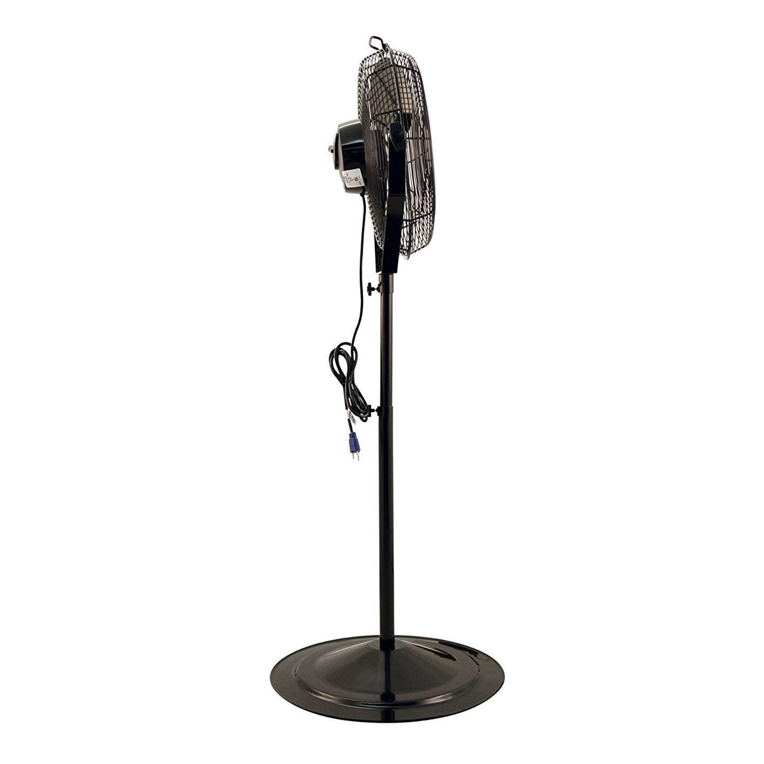 Air King 18 Inch 3 Speed Non Oscillating Pivoting Indoor Pedestal Fan(For Parts)
