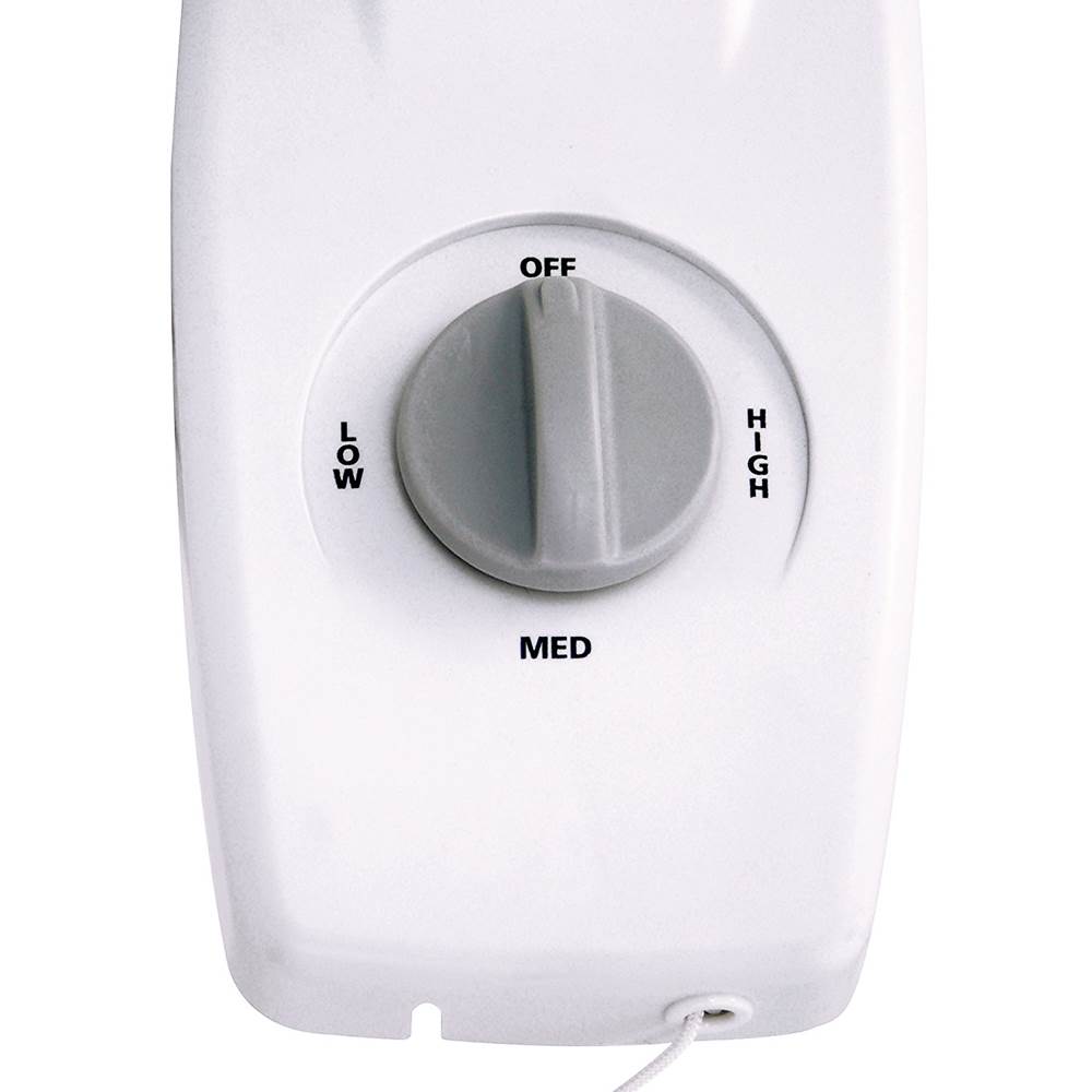 Air King 12-Inch 1/50 HP 3-Speed Commercial-Grade Oscillating Wall Fan, White (Refurbished)