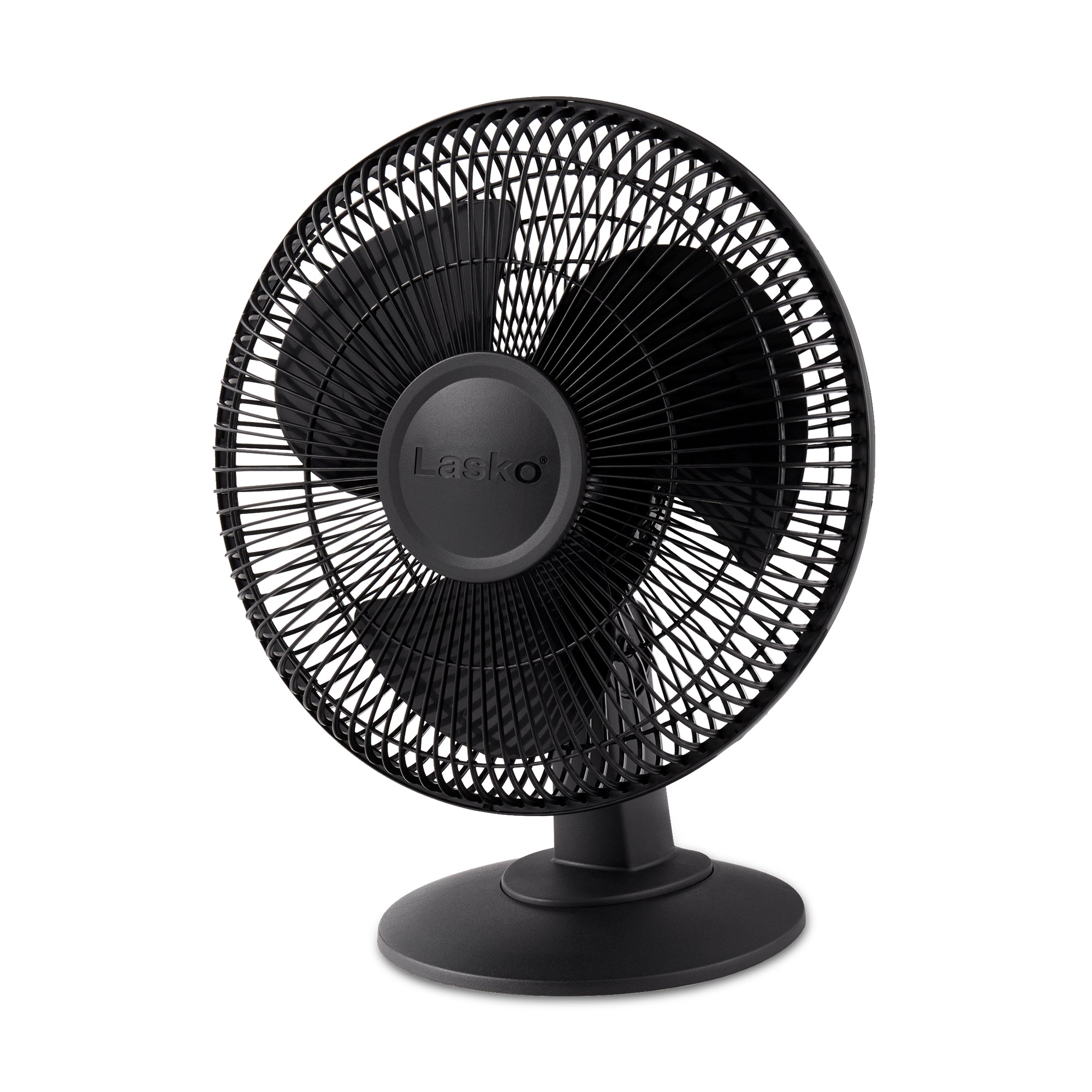 Lasko 12 Inch 3 Speed Oscillating Small Floor or Table Fan, Black 2017 (Used)
