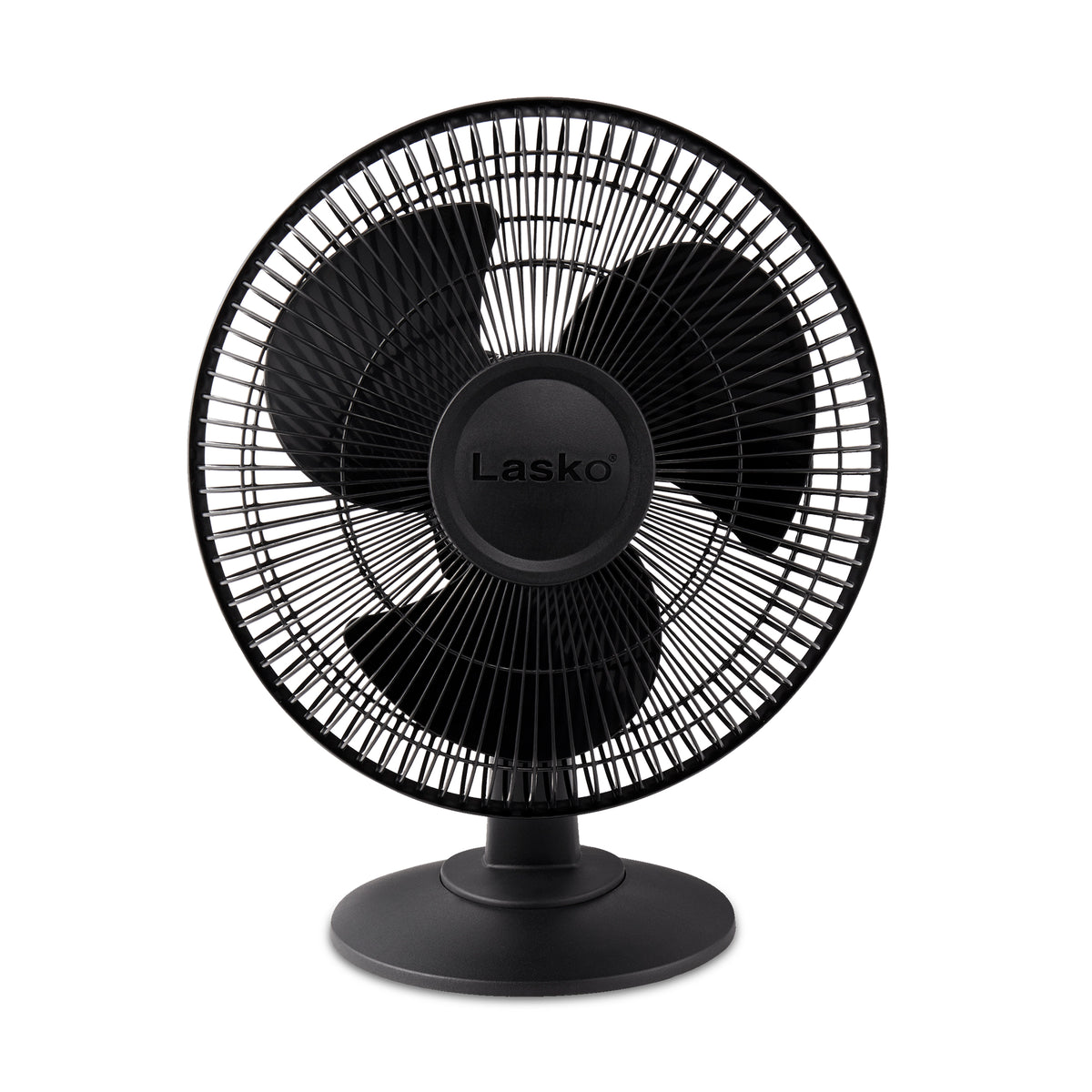 Lasko 12 Inch 3 Speed Oscillating Small Floor or Table Fan, Black 2017 (Used)