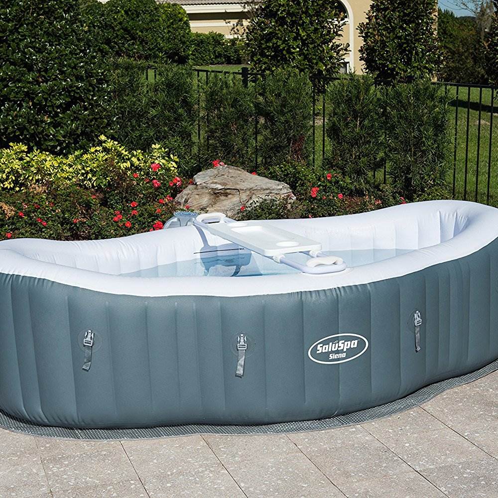 Bestway Siena 2 Person 8' x 5' x 2' Inflatable Portable Hot Tub (Open Box)