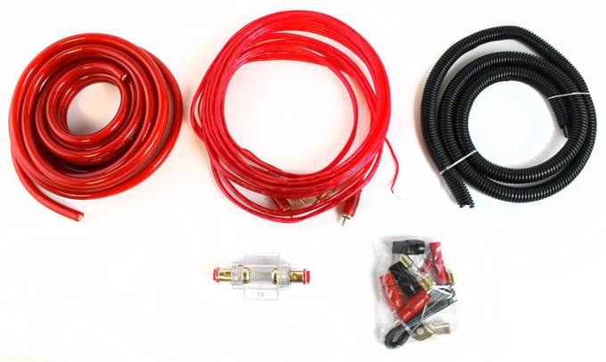 2500 WATT 4GA Car Amplifier Installation Amp Kit/Wire