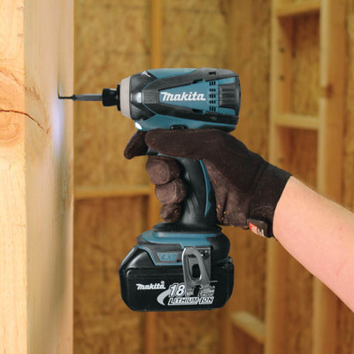 Makita 18V LXT 3.0Ah Lithium-Ion Cordless 4 Piece Combo Kit with Battery XT407 - VMInnovations