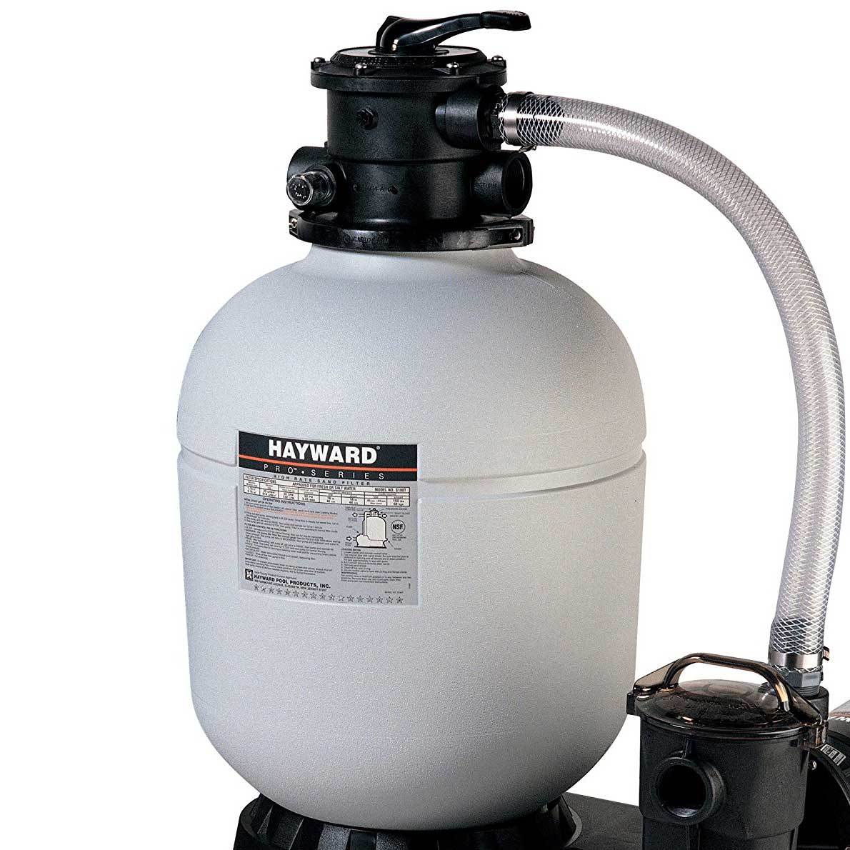 Hayward 18 Inch 1 HP Top Mount Pro Series Power Sand Filter Pool Pump (Open Box)