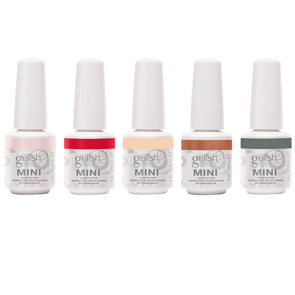 Gelish Gel Nail Polish Basix Care Kit + Gel Soak Off Nail Polish Collection (Open Box)