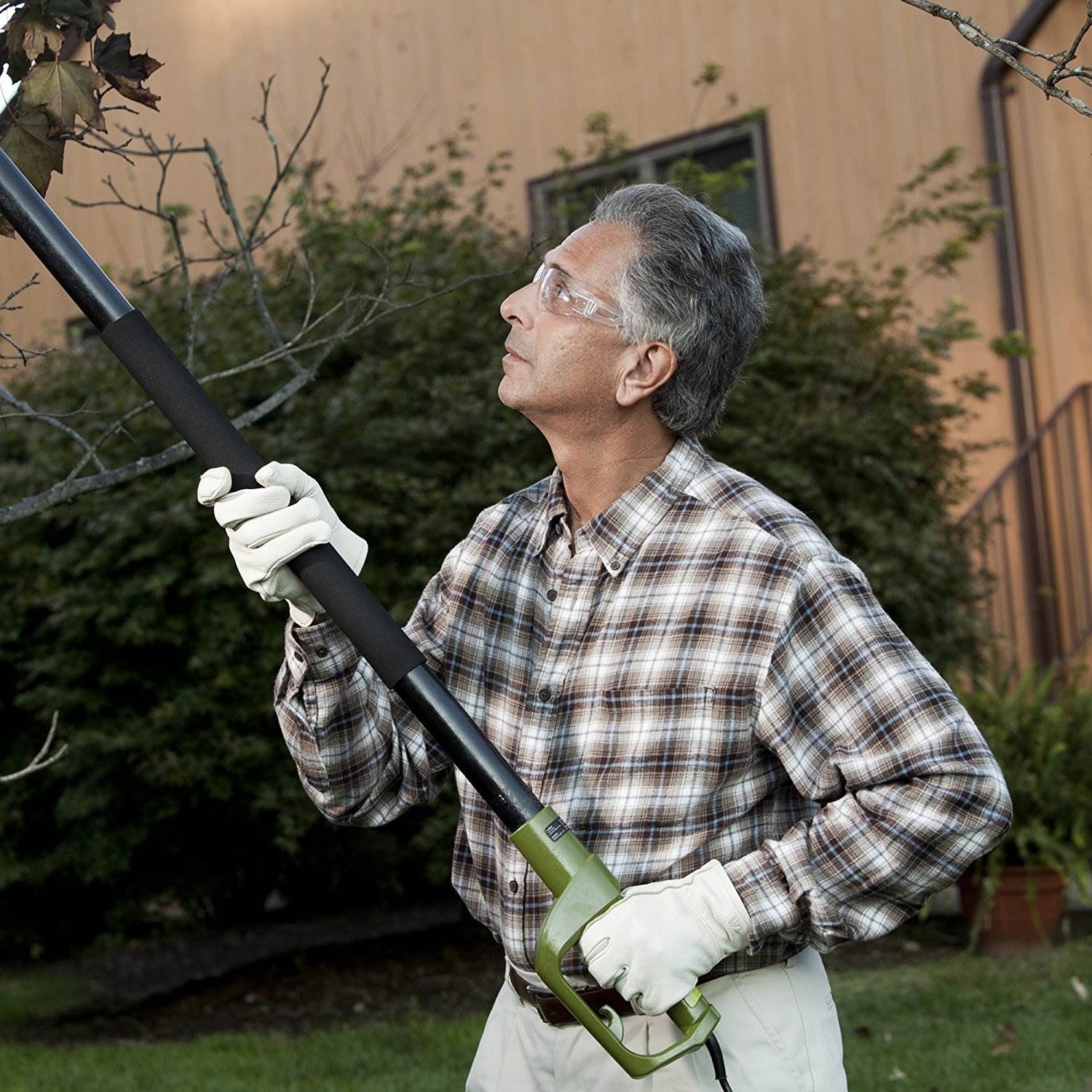 Sun Joe 8-Inch 6.5-Amp Electric 15-Foot Telescoping Pole Chainsaw (Open Box)