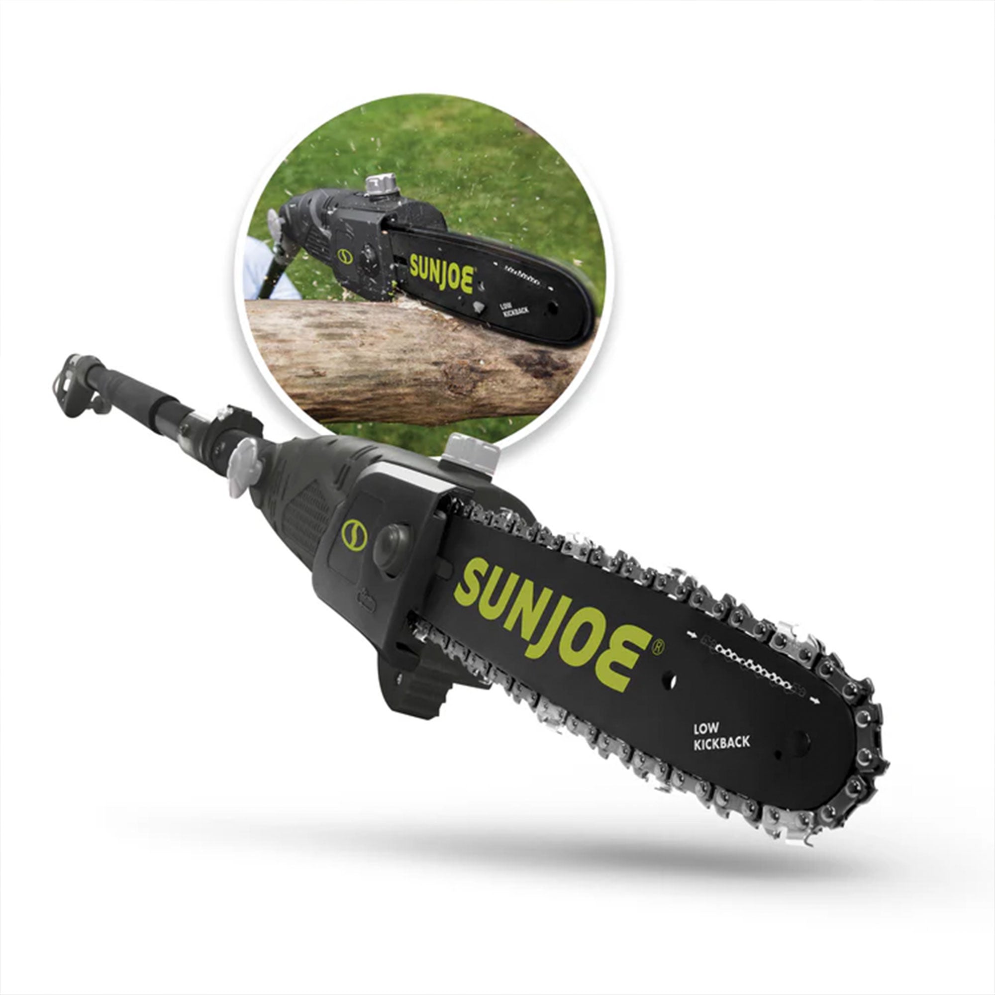 Sun Joe 10" 8-Amp Electric 15' Telescoping Multi-Angle Pole Chainsaw (Open Box) - VMInnovations
