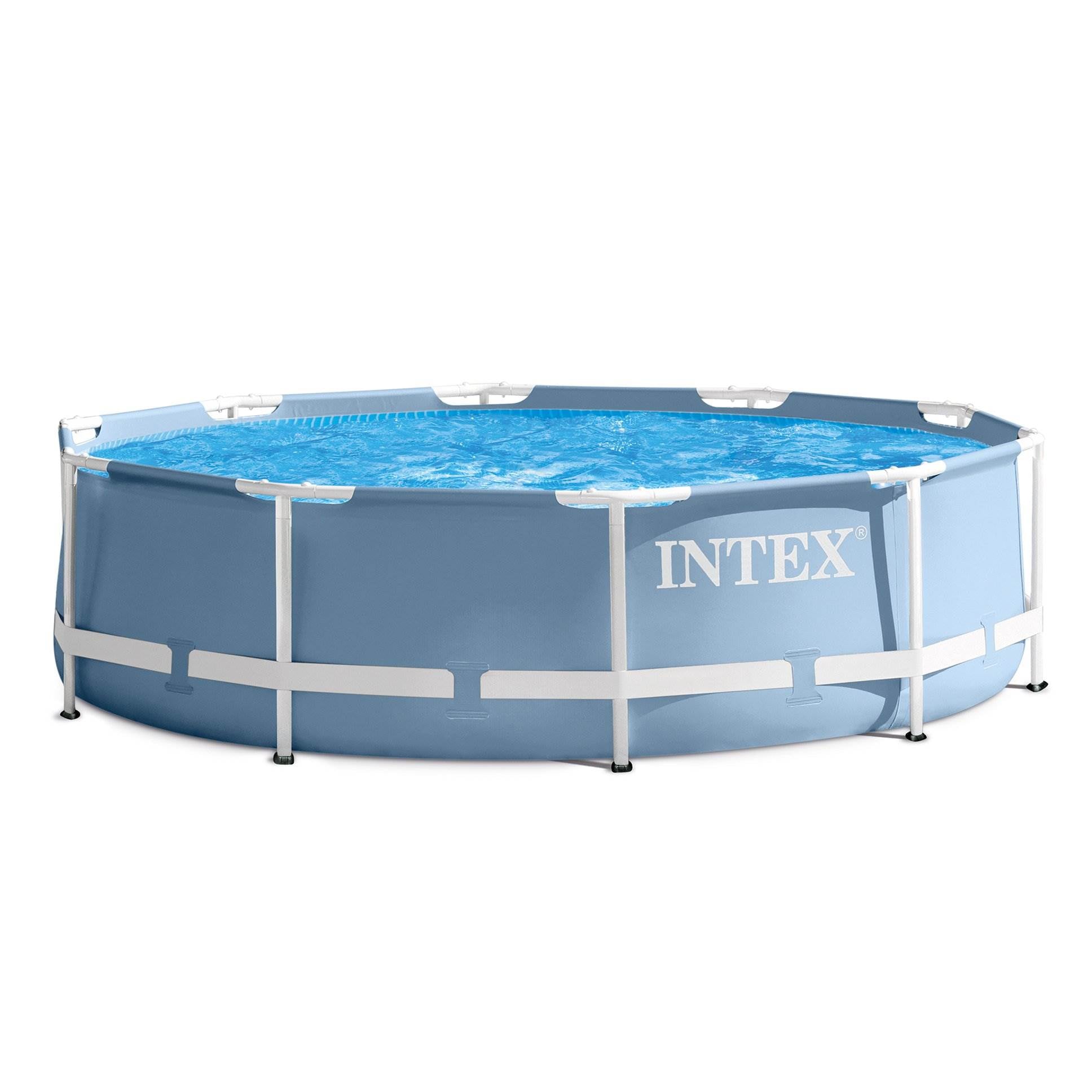 Intex 10' x 30" Prism Frame Pool + 10' Debris Cover + Type H Cartridge Filter - VMInnovations