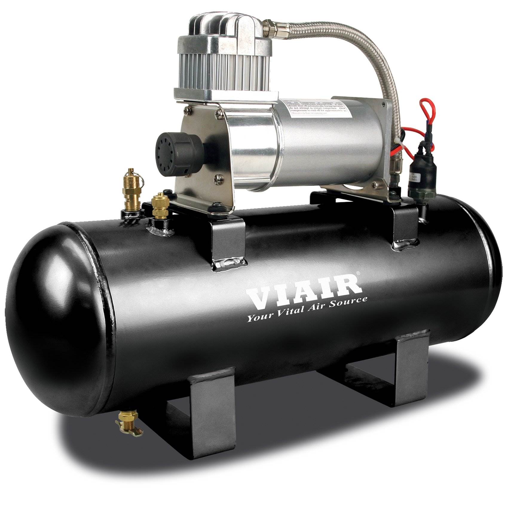 Viair 150 PSI 2-Gallon Tank 12V 280C Pewter Air Compressor Source Kit (Used)