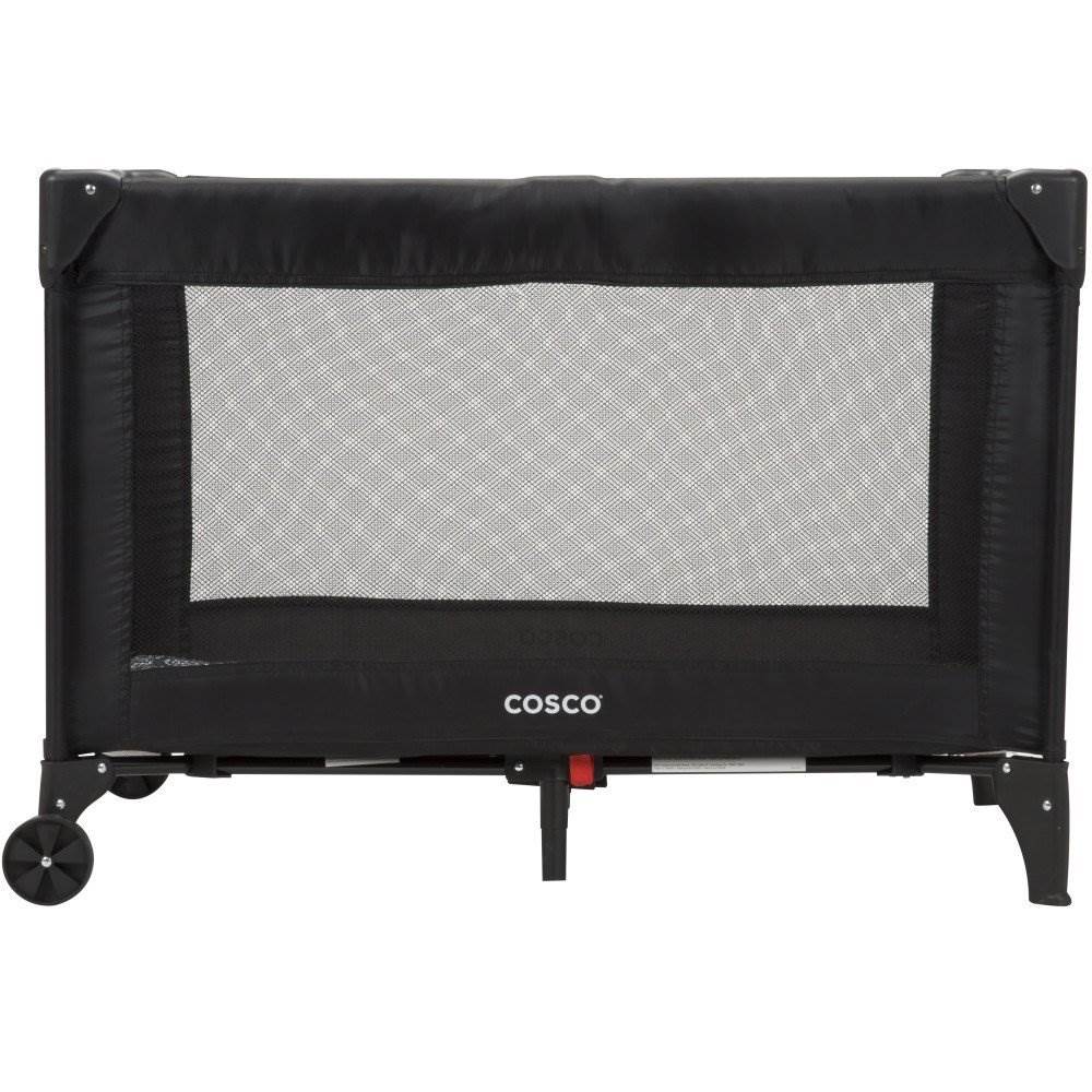 Cosco Funsport Compact Fold Wheeled Nap and Play Yard, Mapleton | Open Box