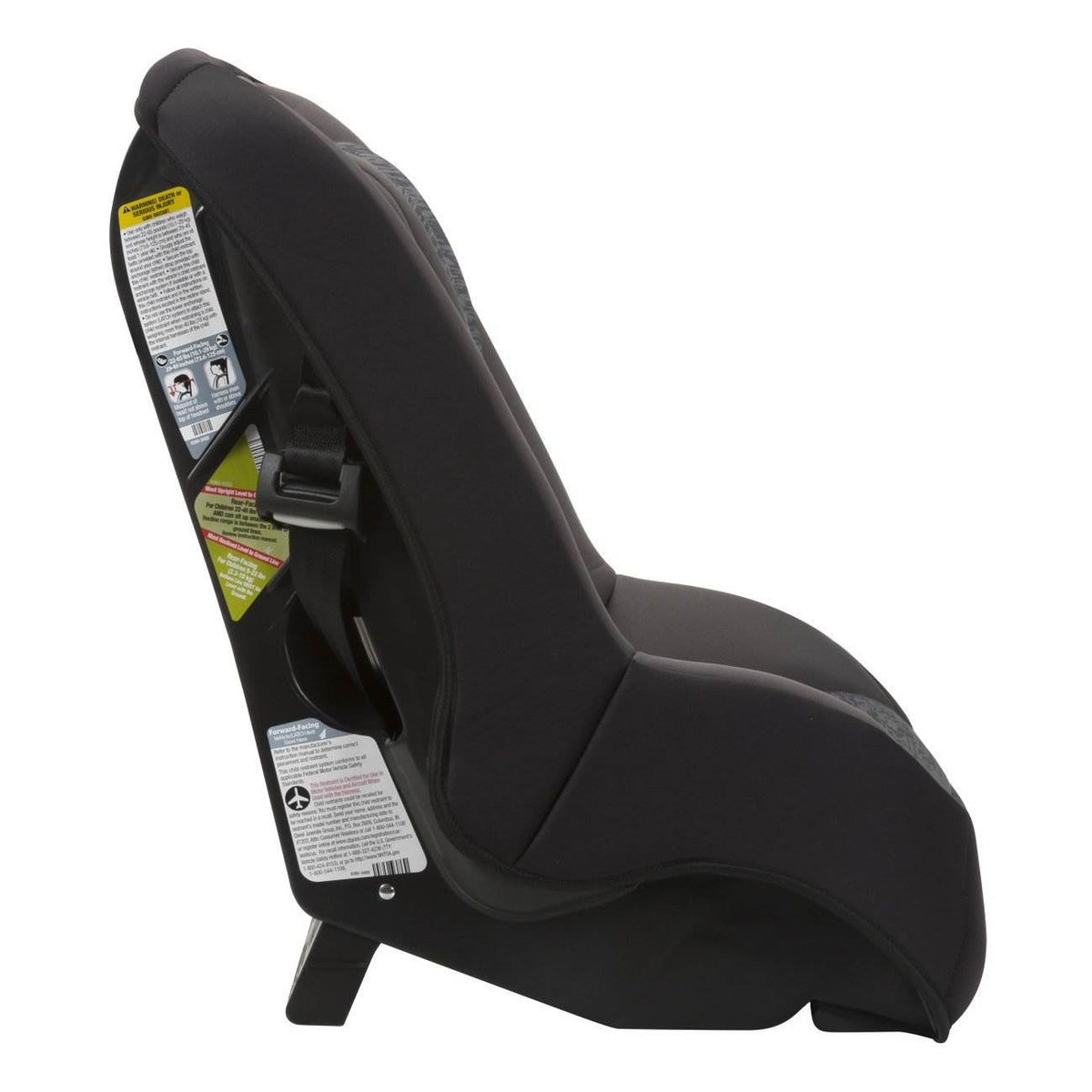 Cosco Mighty Fit 65 DX 65 lbs. Max Convertible Car Seat, Heather Onyx | Used