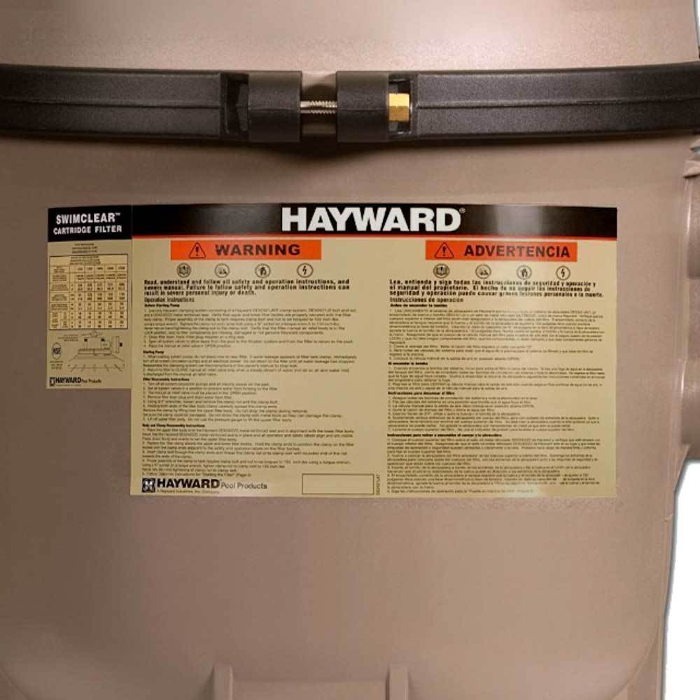 Hayward 425 Sq Ft 3 HP SwimClear Cartridge Filter Inground Pool Pump (Open Box)