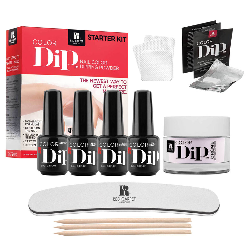 Red Carpet Manicure Color Dip Nail Color Dipping Powder Manicure Starter Kit