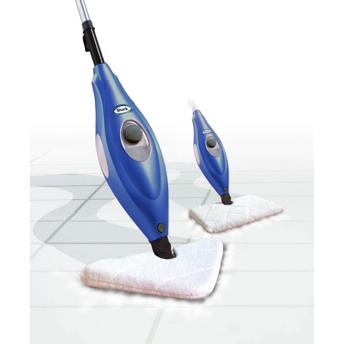 Shark Deluxe Steam Pocket Mop and Multi Surface Floor Cleaner, Blue (Used)