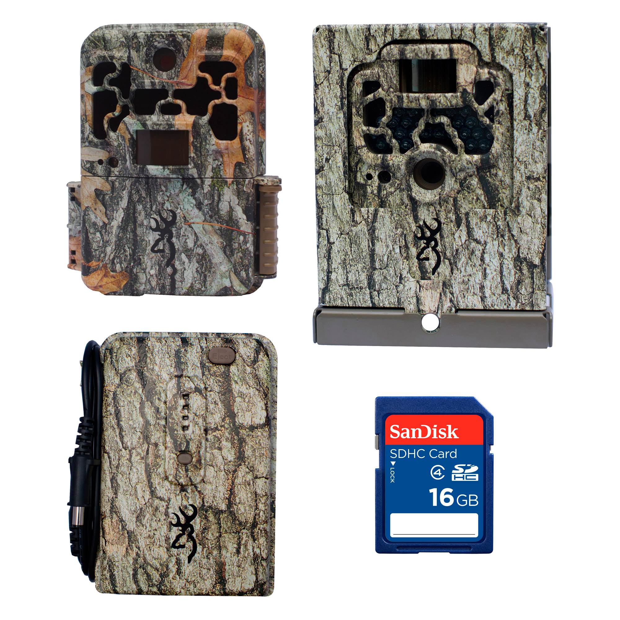 Browning Trail Cameras Spec Ops Platinum + Security Box + Power Pack + SD Card