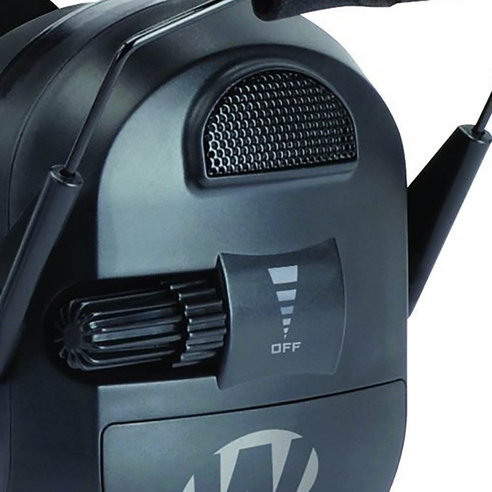 Walkers Hunting Shooting 9x Power 2 Omni Microphone Power Muffs Black (Open Box)