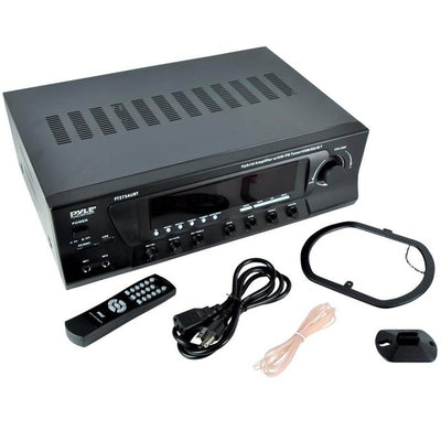 Pyle Stereo Amplifier Receiver w/ AM FM Tuner, Bluetooth & Sub Control PT272AUBT - VMInnovations