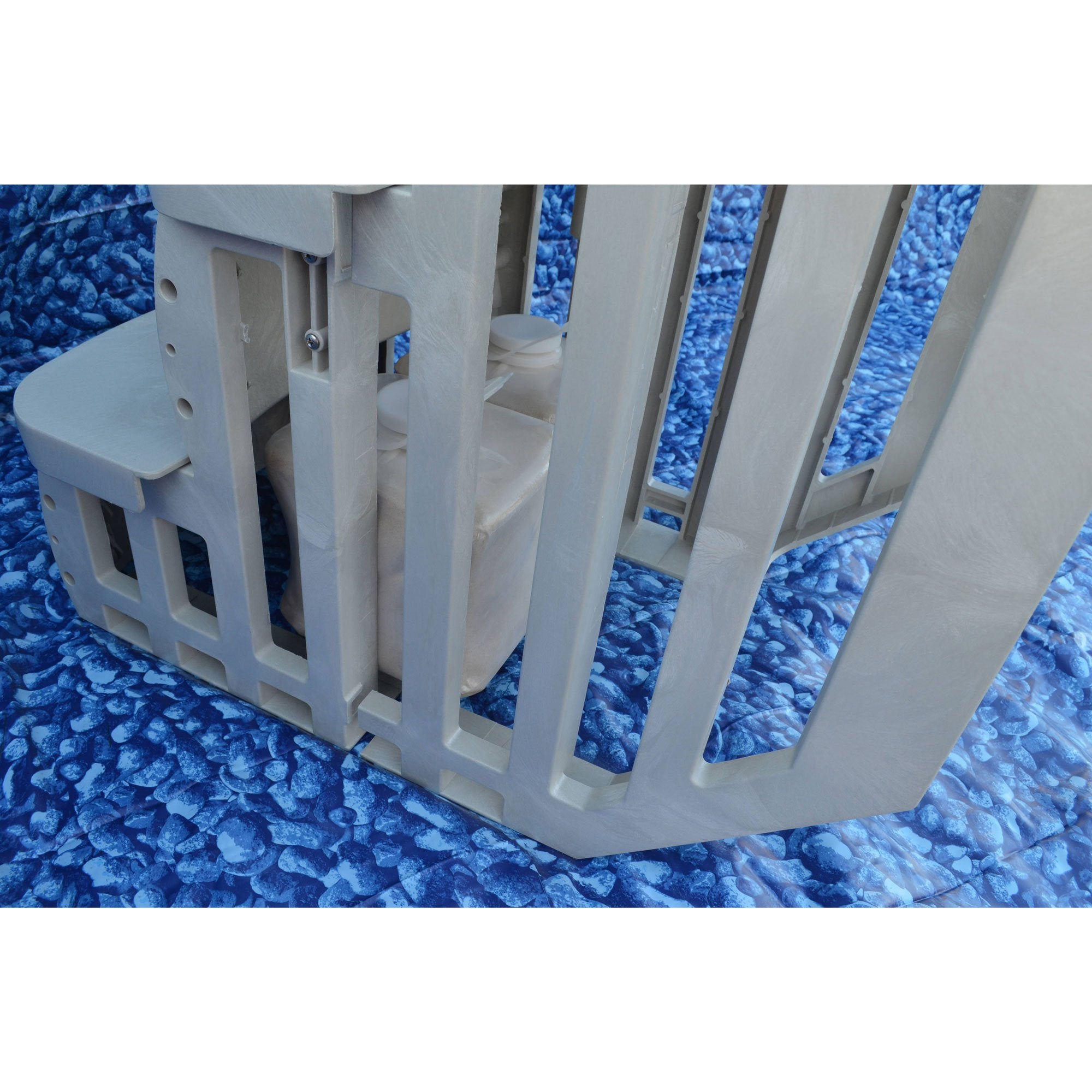 Durable Ladder for Swimming Pool Bundled w/ Main Access Smart Step Pool (2 Pack) - VMInnovations
