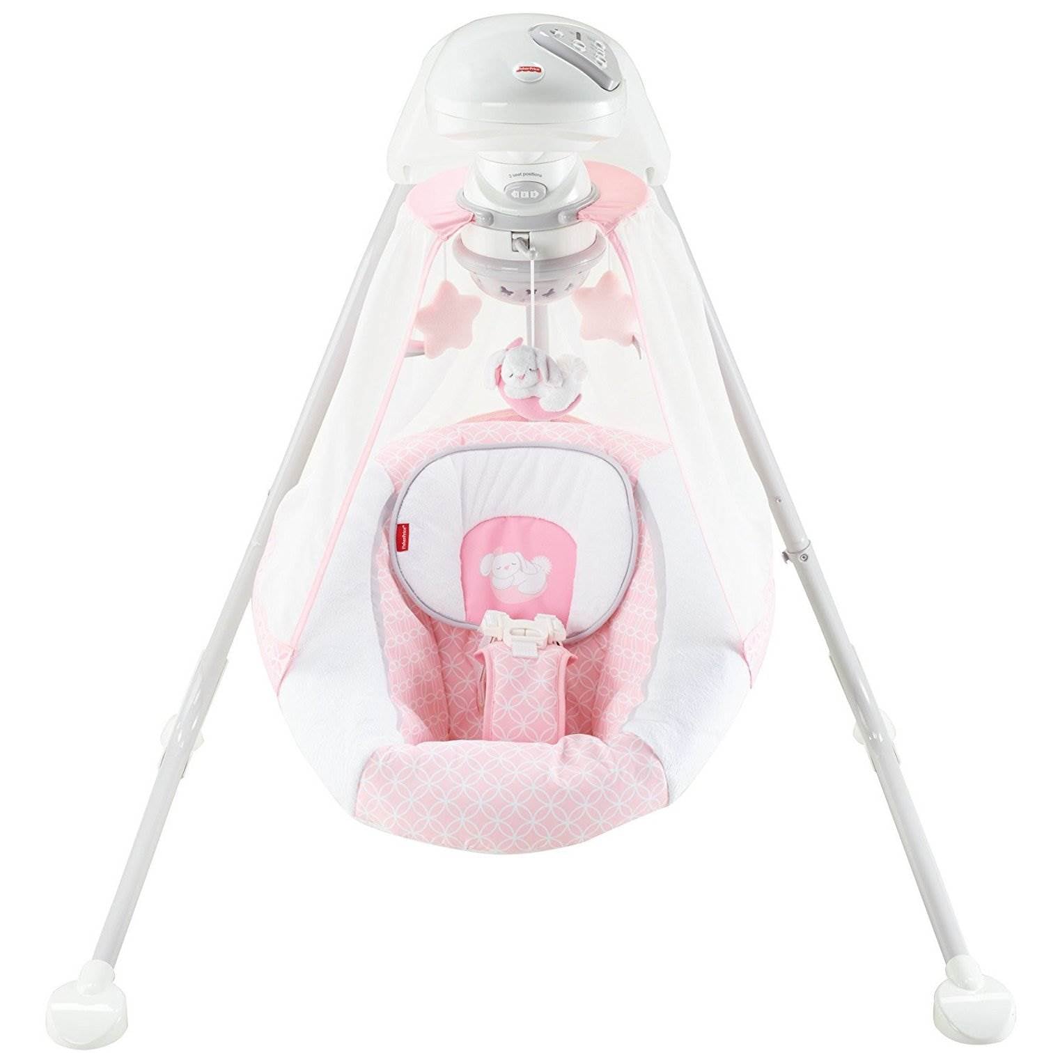 Fisher Price Starlight 6 Speed Singing Cradle 'n Swing with Baby Mobile (Used)
