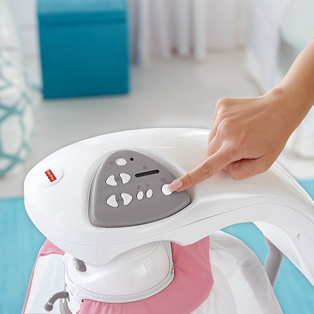 Fisher Price Starlight 6 Speed Singing Cradle 'n Swing with Baby Mobile (Used)