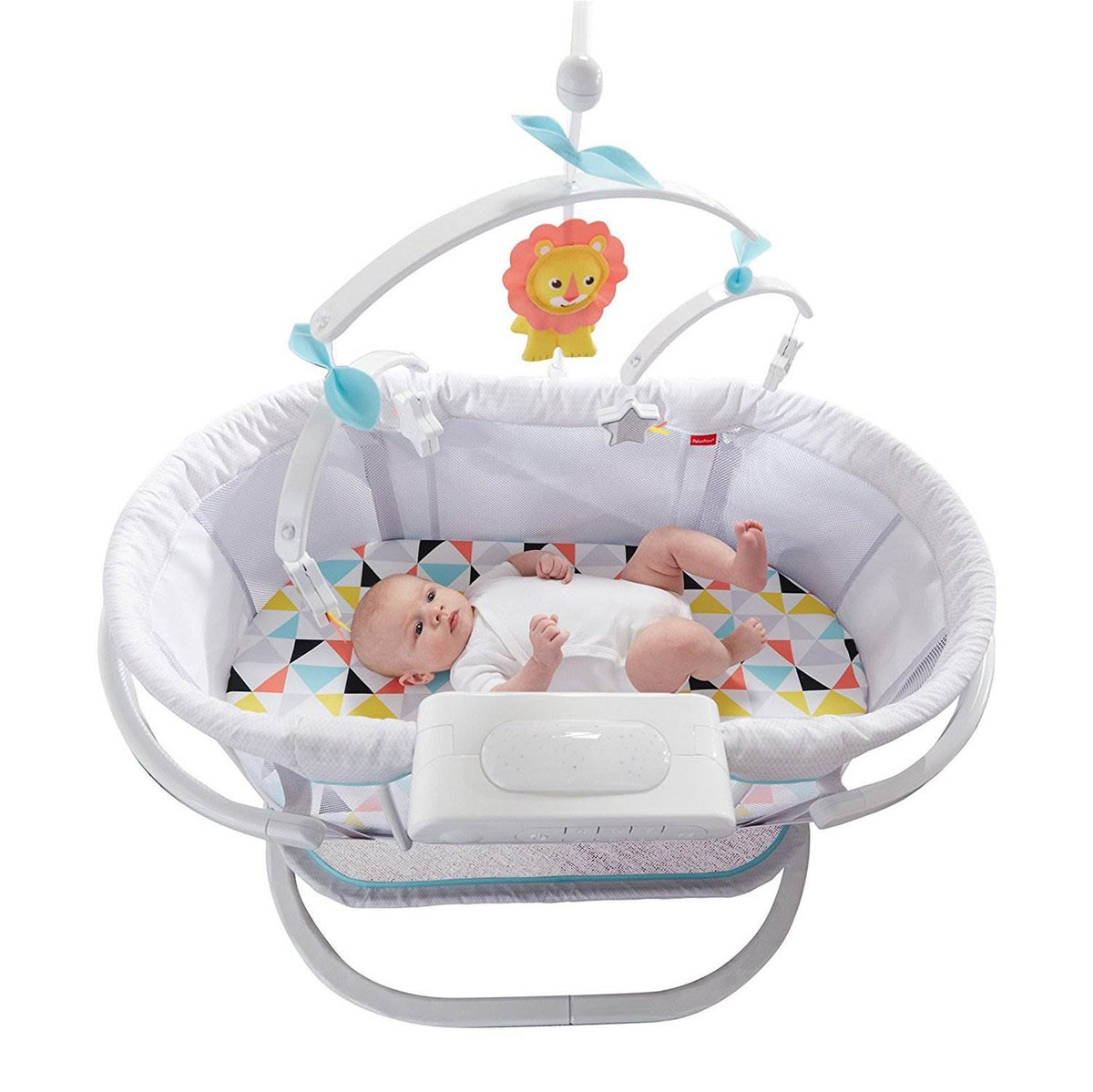 Fisher Price Soothing Motions Bassinet with Music, Sound & Vibration - Open Box