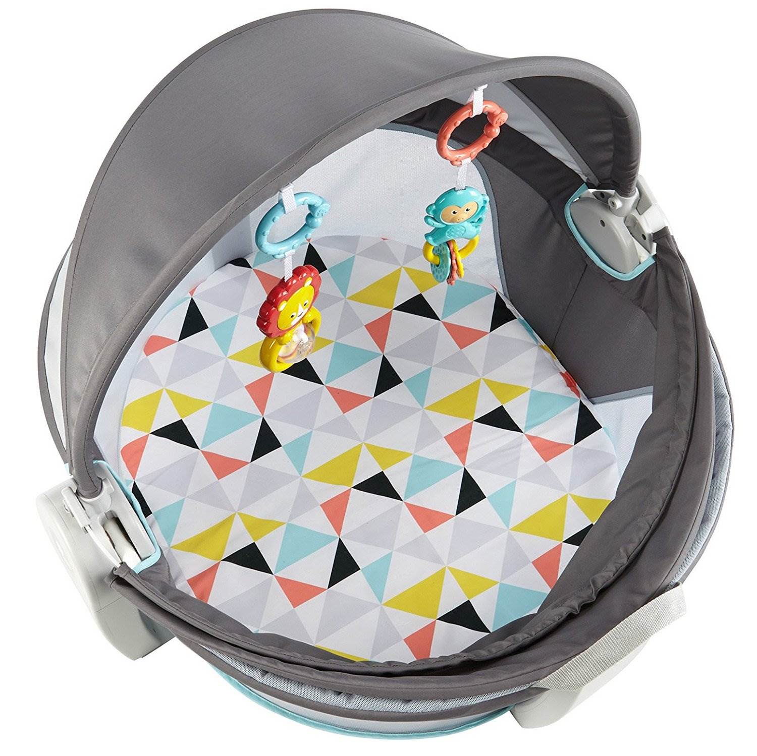 Fisher Price On-the-Go Folding Baby Travel Dome with Sun Canopy (Used) - VMInnovations