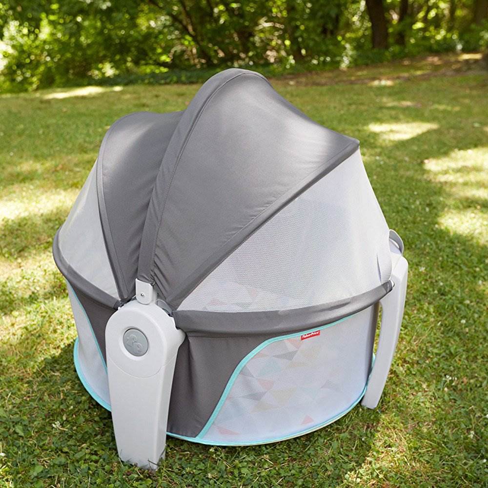 Fisher Price On-the-Go Indoor & Outdoor Folding Baby Travel Dome w/ (Open Box) - VMInnovations