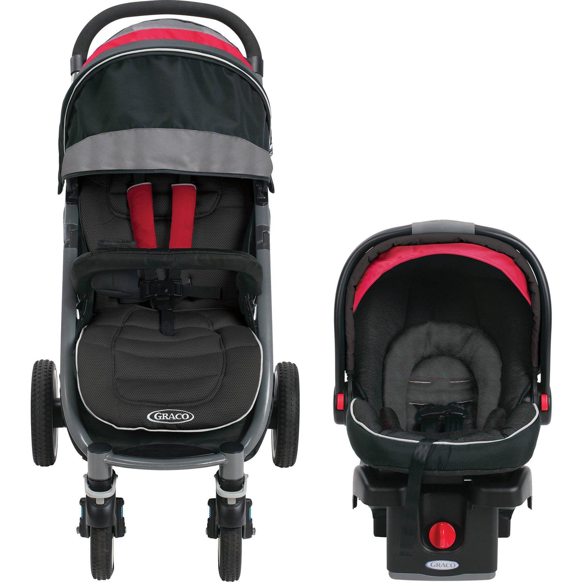 Graco Aire4 XT Click Connect Car Seat, Base and Stroller Travel System(Open Box)