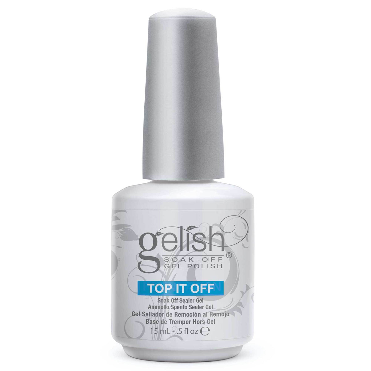 Gelish Soak-Off Foundation Base, Top Sealer, and 3 Mini Bottles of Gel Polish