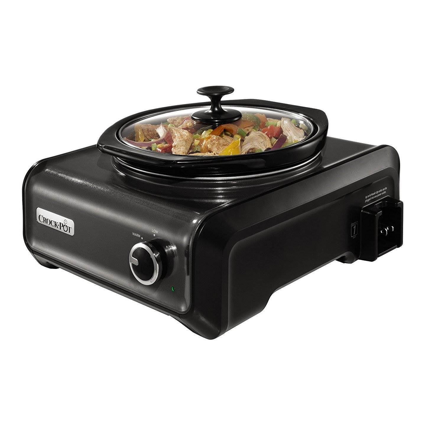 Crock-Pot Hook Up 2-Quart Connectable Entertaining Slow Cooker (Missing Lid) - VMInnovations