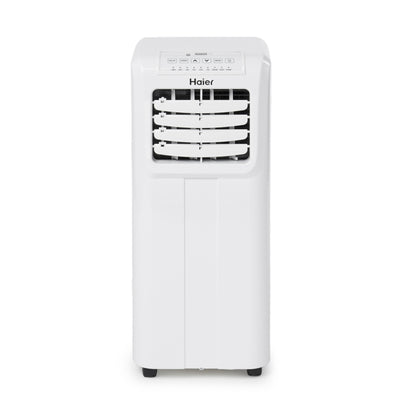 Haier Portable 8,000 BTU AC Air Conditioner Unit with Remote, White (For Parts)