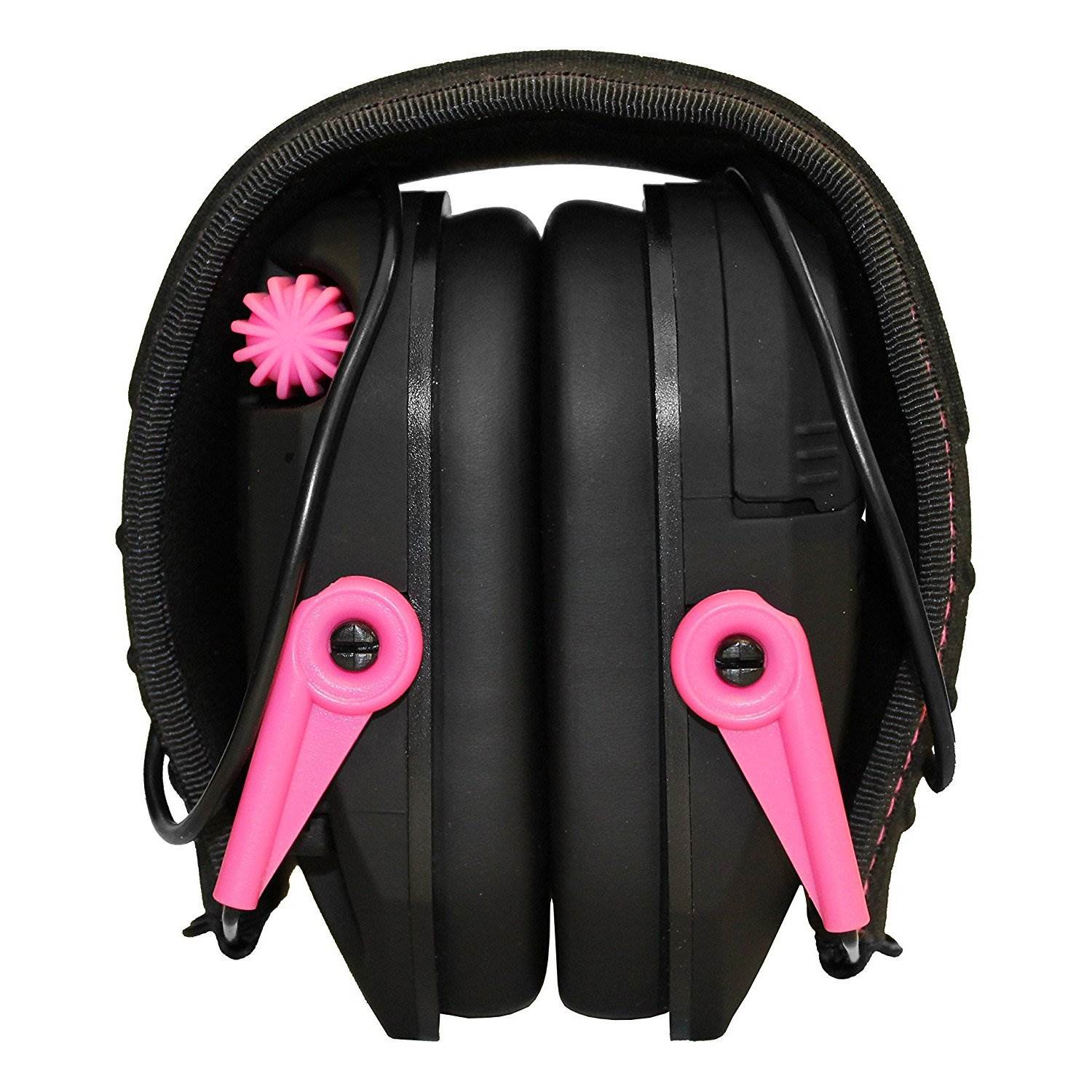 Walkers Razor Hearing Protection Pink Slim Shooter Folding Earmuffs, 2 Pack