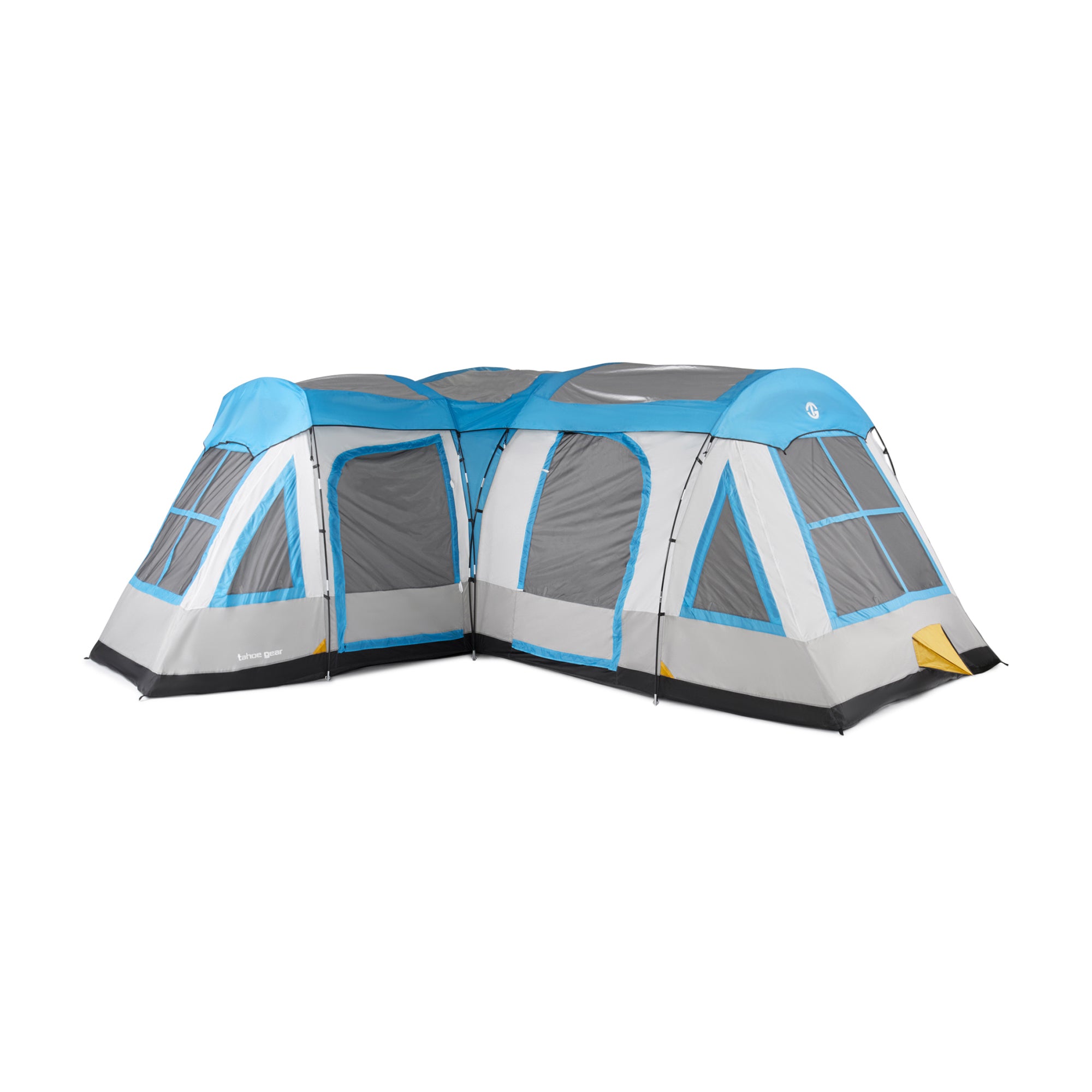 Tahoe Gear Gateway 12-Person Deluxe Cabin Tent, Navy Blue | Open Box