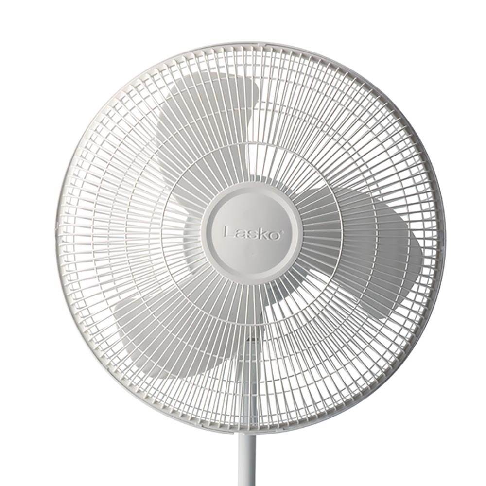 Lasko 16 Inch 3 Speed Oscillating Adjustable Stand Pedestal Floor Fan (2 Pack) - VMInnovations