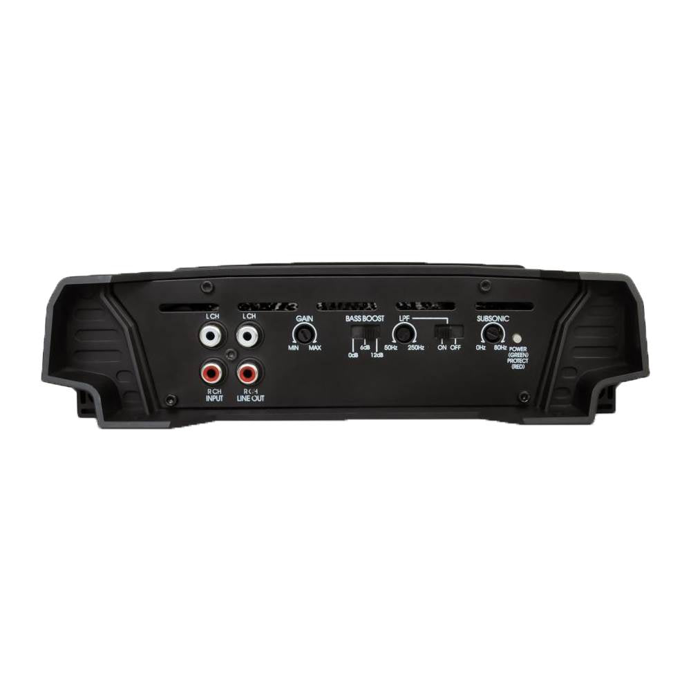 Lanzar Heritage Series 2000W Car Audio Amplifier with 120W Dual Loaded Subwoofer