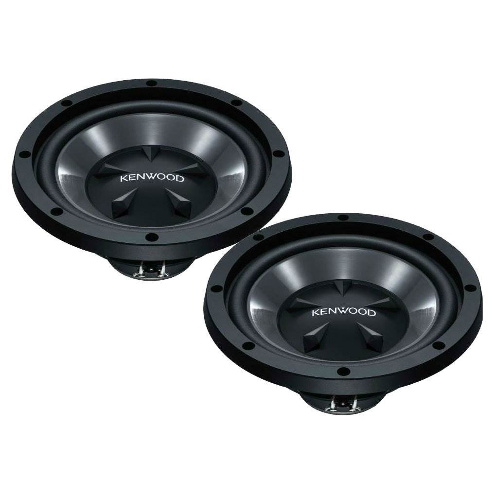 Kenwood 170W Bass Package with 2 10” Subwoofers 2 Channel Amplifier (Open Box)
