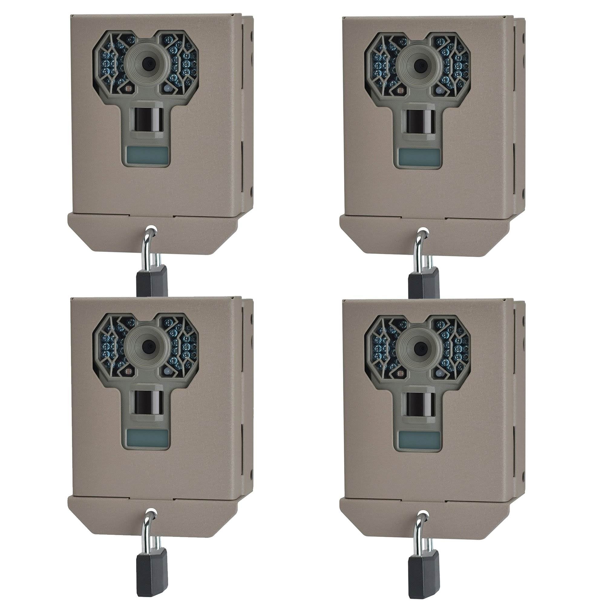Stealth Cam Steel Security Trail Game Camera Bear Box for G Series Cams (4 Pack)