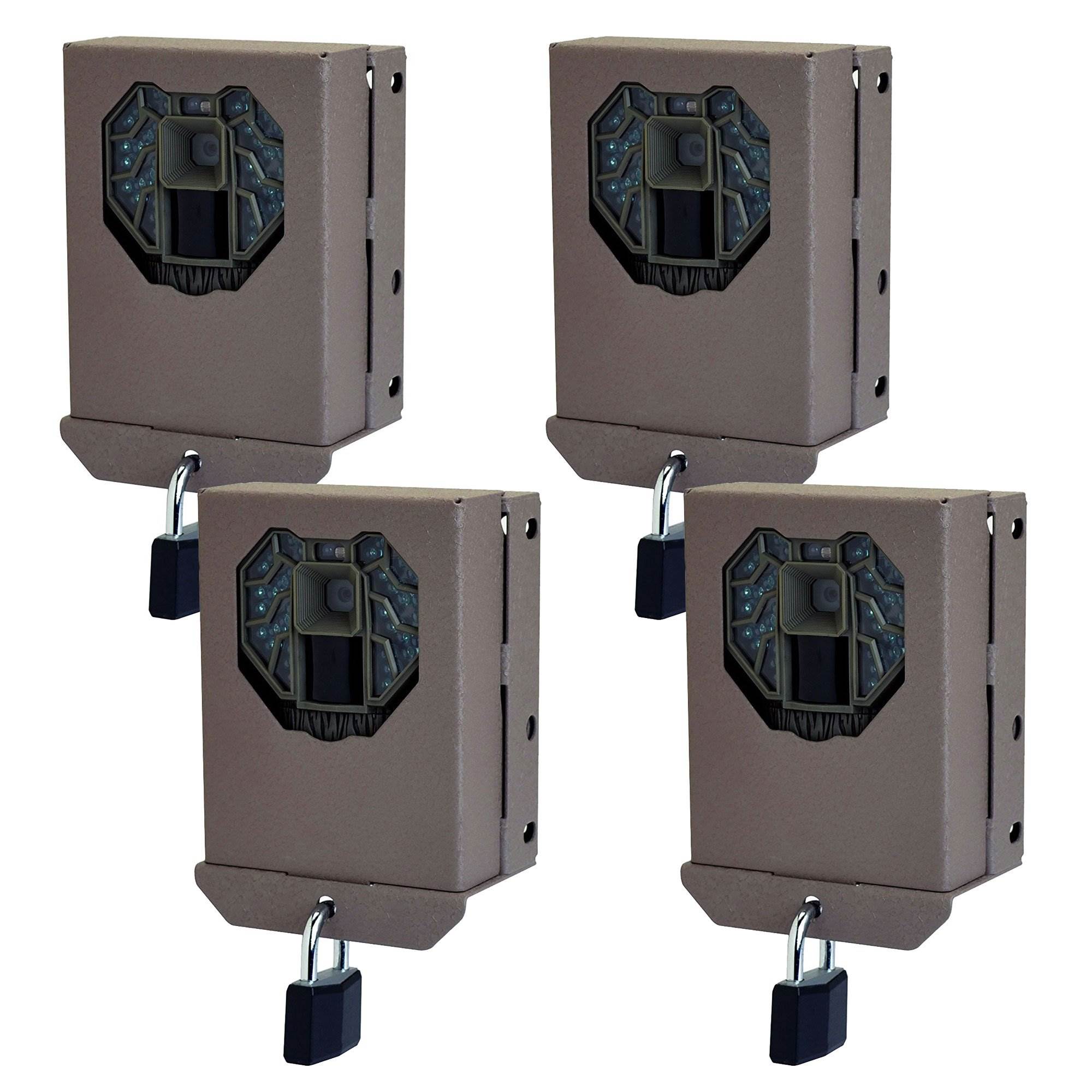 Stealth Cam Steel Security Trail Game Camera Bear Box for G Pro Series (4 Pack)