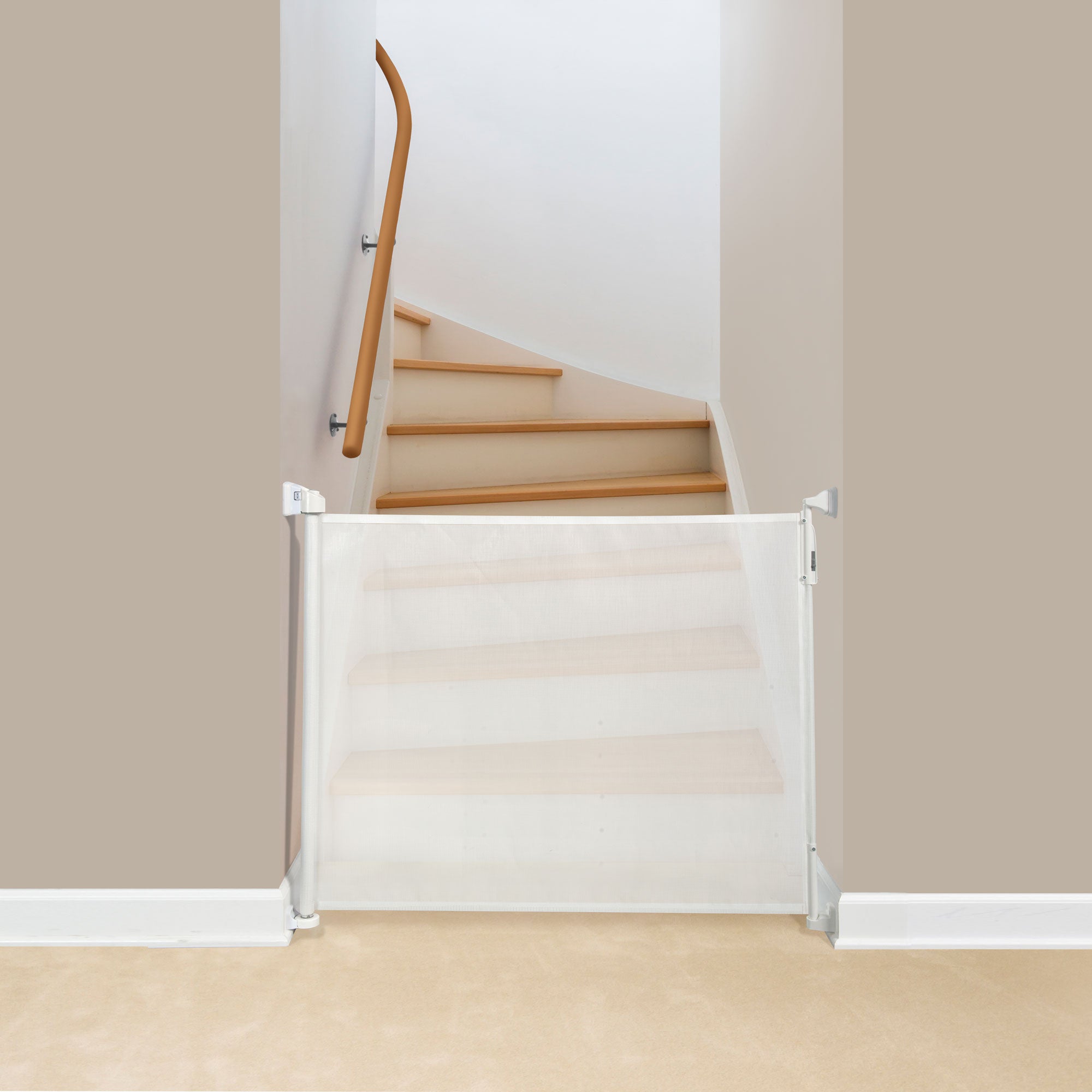KidCo Retractable Safeway Mesh Toddler Baby Safety Gate for Stairs (Open Box) - VMInnovations