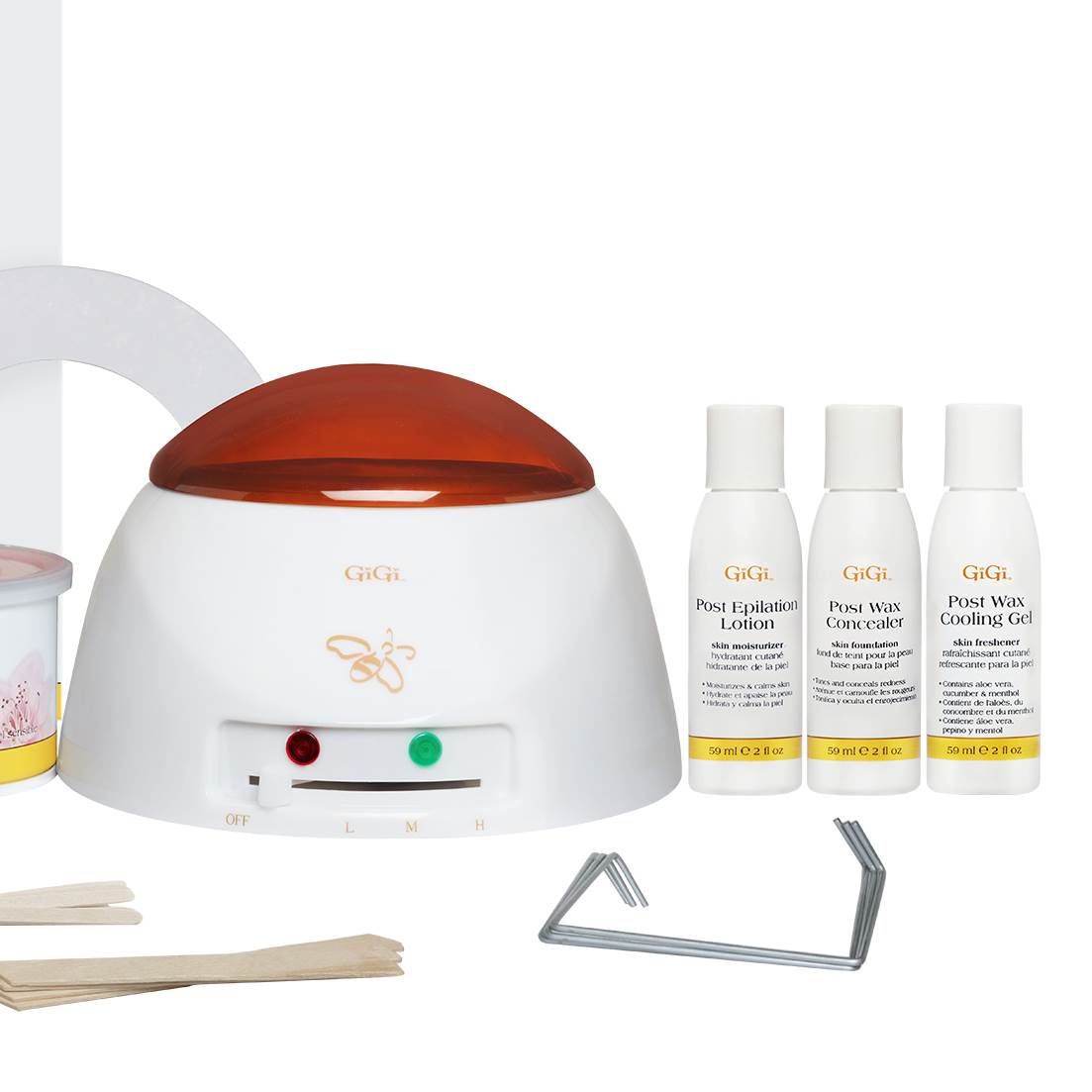 GiGi Mini Complete All-Purpose Hair Removal System Mini Waxing Kit (Open Box)
