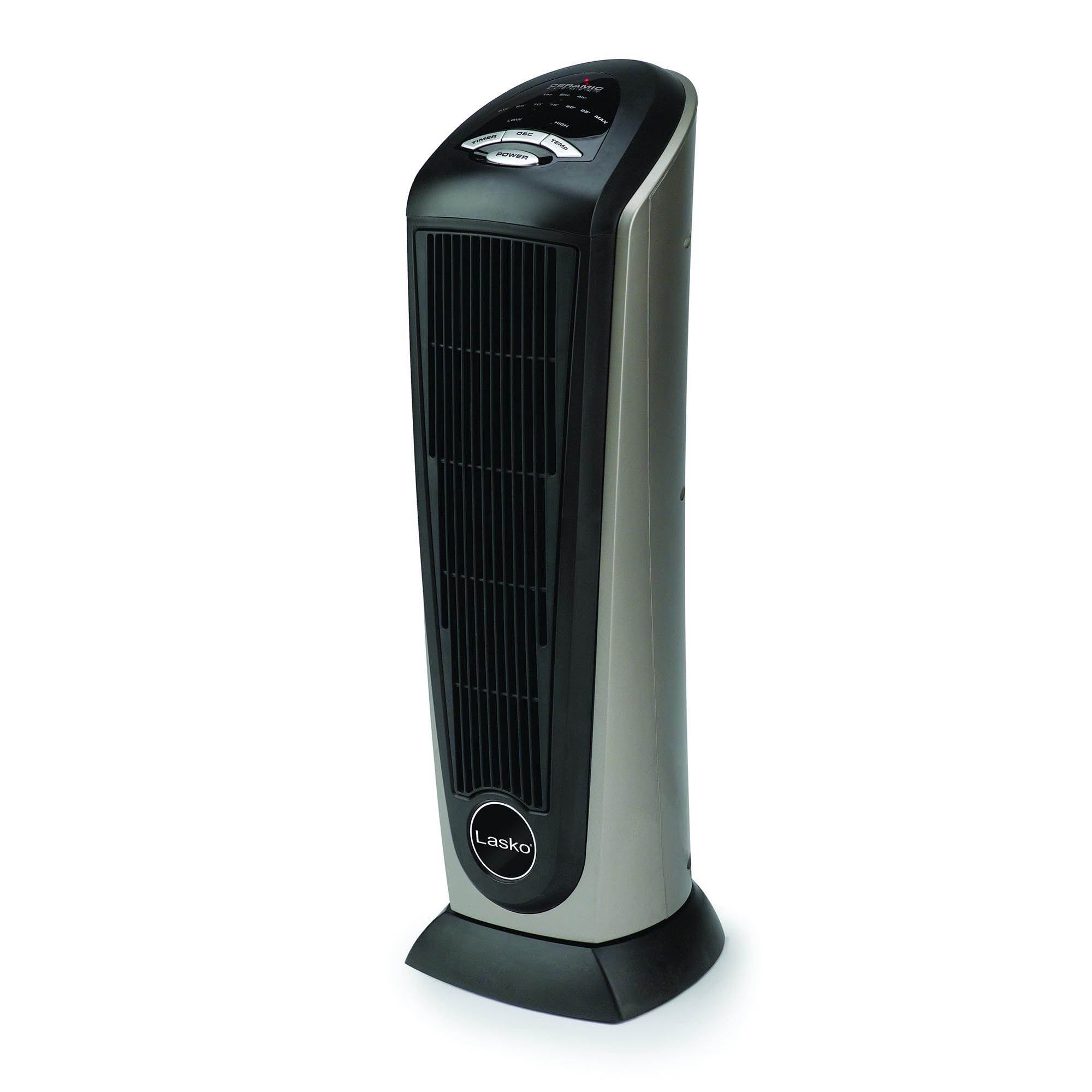 Lasko 1500 Watt 2 Speed Ceramic Oscillating Tower Heater with Remote (Used) - VMInnovations