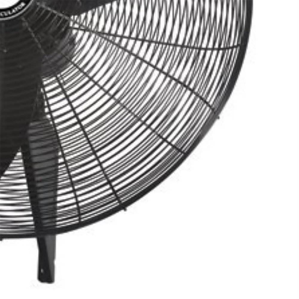 Air King 30" 1/4 HP 3-Speed Indoor Industrial Oscillating Wall Mount Fan, Black - VMInnovations
