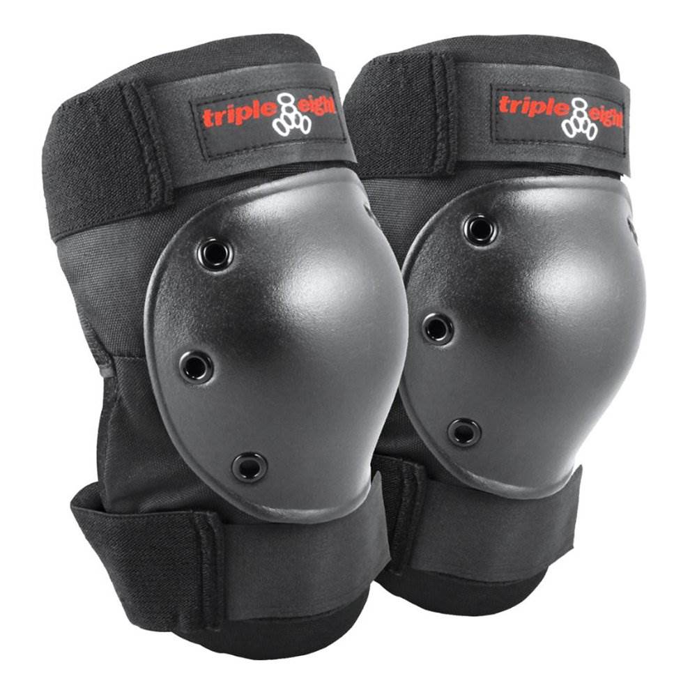 Triple 8 Hardened Skate Helmet w/ Sweatsaver, Carbon - Medium + Protective Pads
