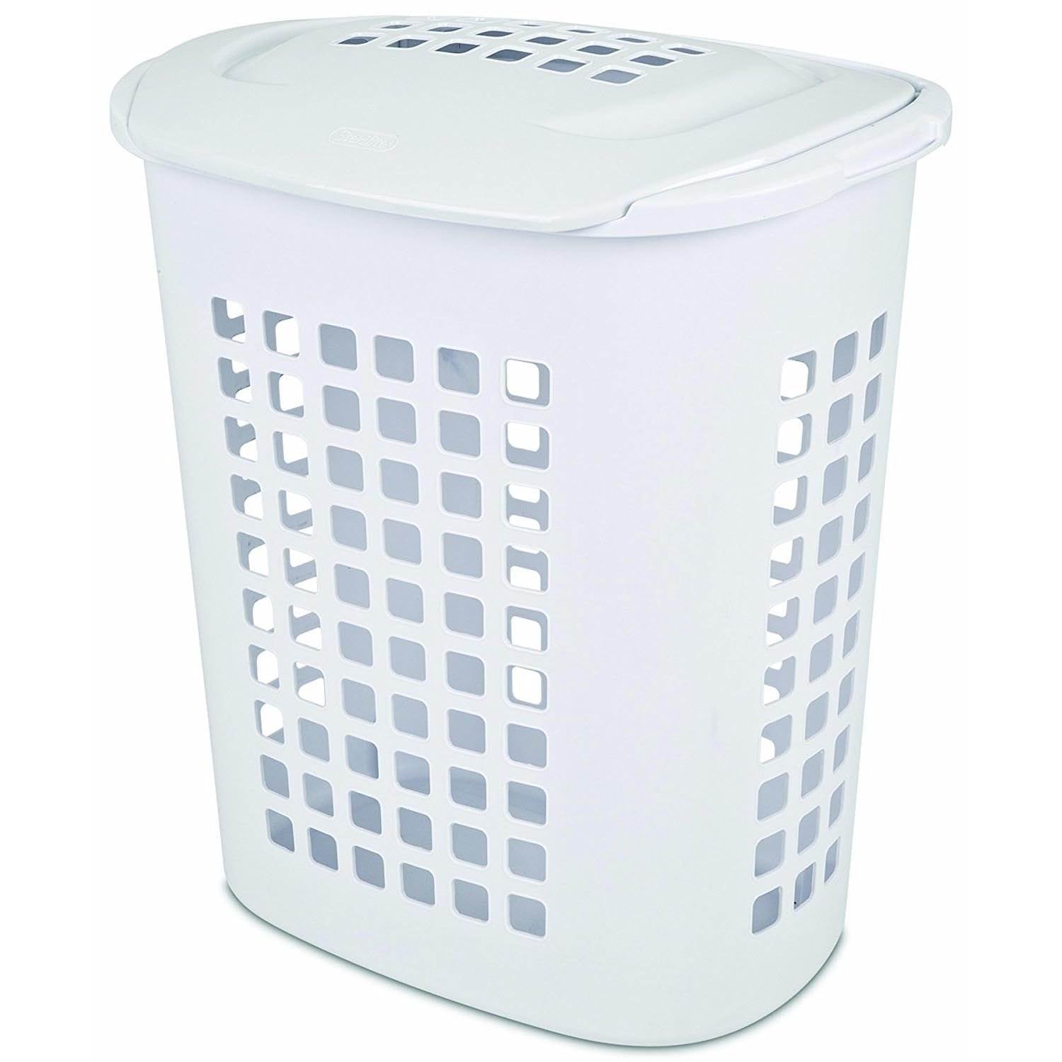 Sterilite 2.3 Bushell 81 Liter Lift Top XL Laundry Basket Hamper (Open Box)