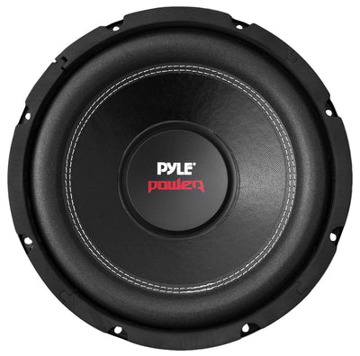 QPower Single 10 Inch Subwoofer Enclosure Box and Pyle 1000 Watt DVC Subwoofer