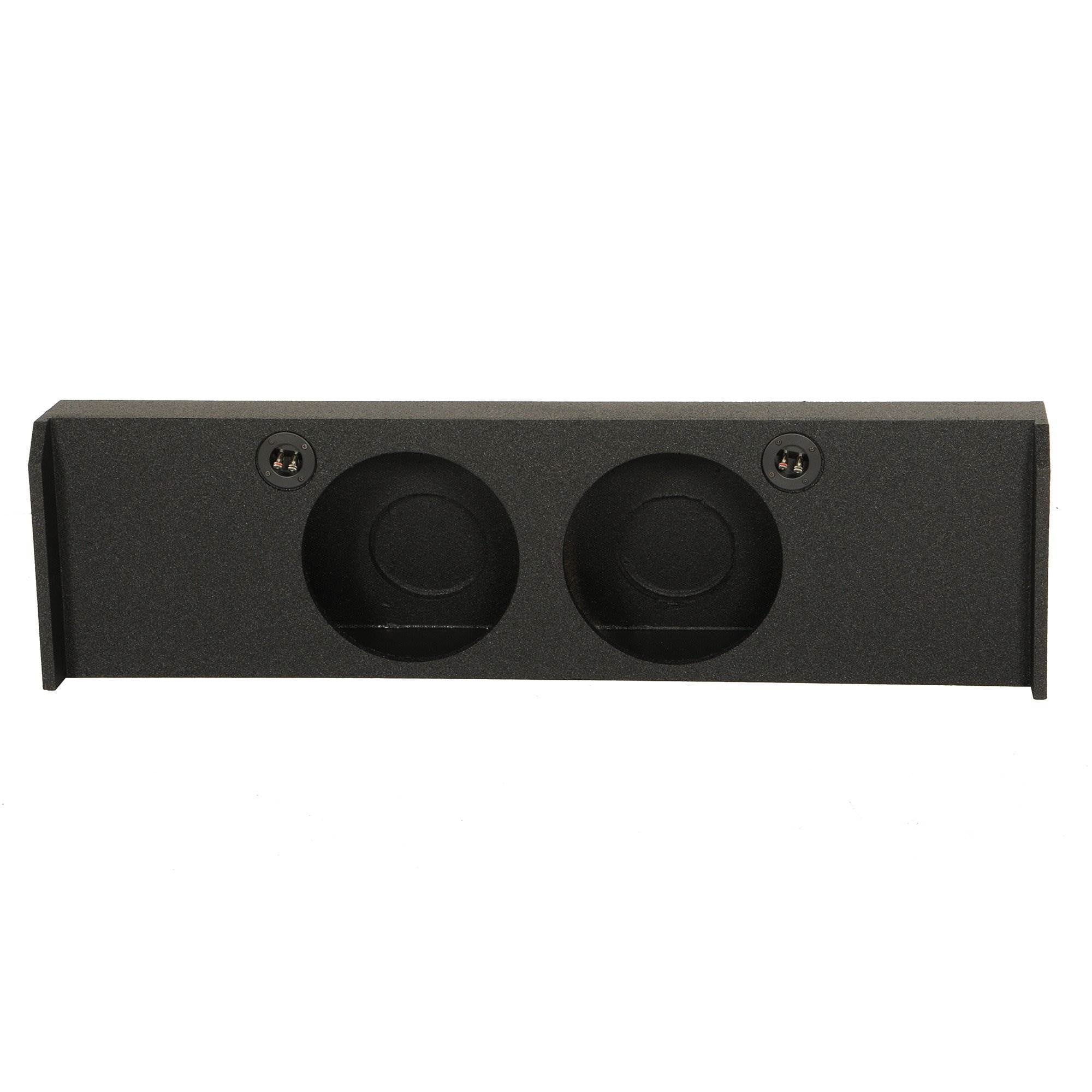 AudioPipe Amplifier, Subwoofer (2 Pack), QPower Enclosure, & Soundstorm Wire Kit - VMInnovations