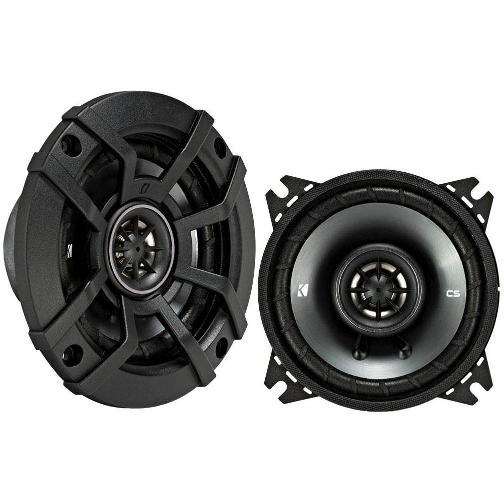 Polk 4-Inch 135W Speakers with Kicker CS Series 4-Inch Coaxial Speakers