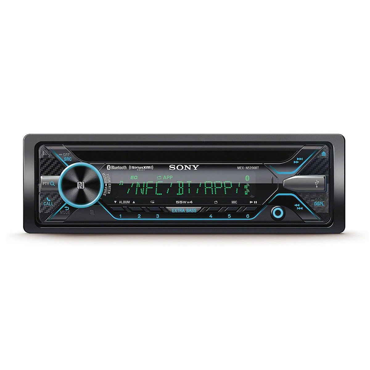 Sony Car Audio Single DIN CD Player Stereo Receiver with Bluetooth | Open Box