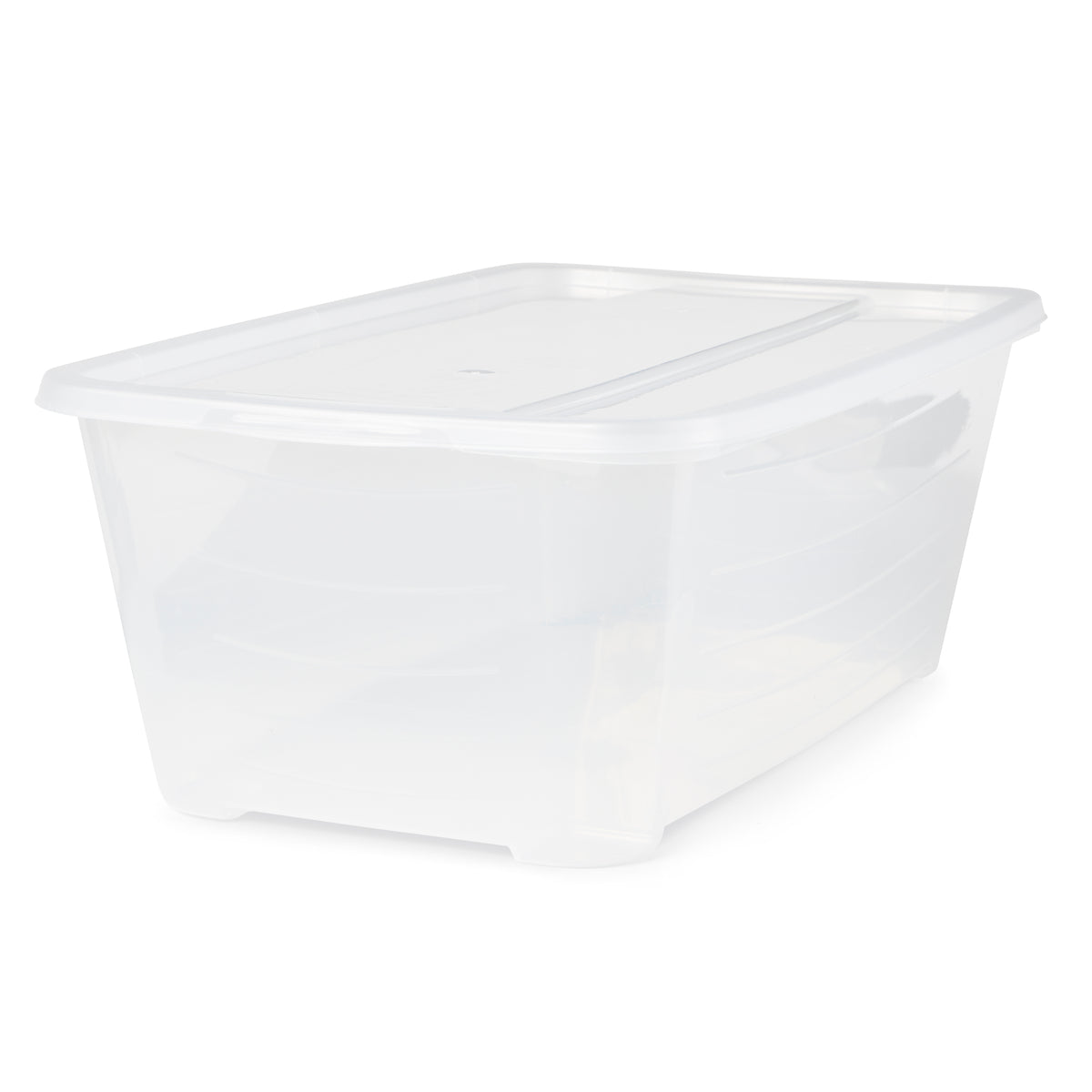 Life Story 5.5 Quart Rectangular Clear Protective Storage Shoe Box (216 Pack)