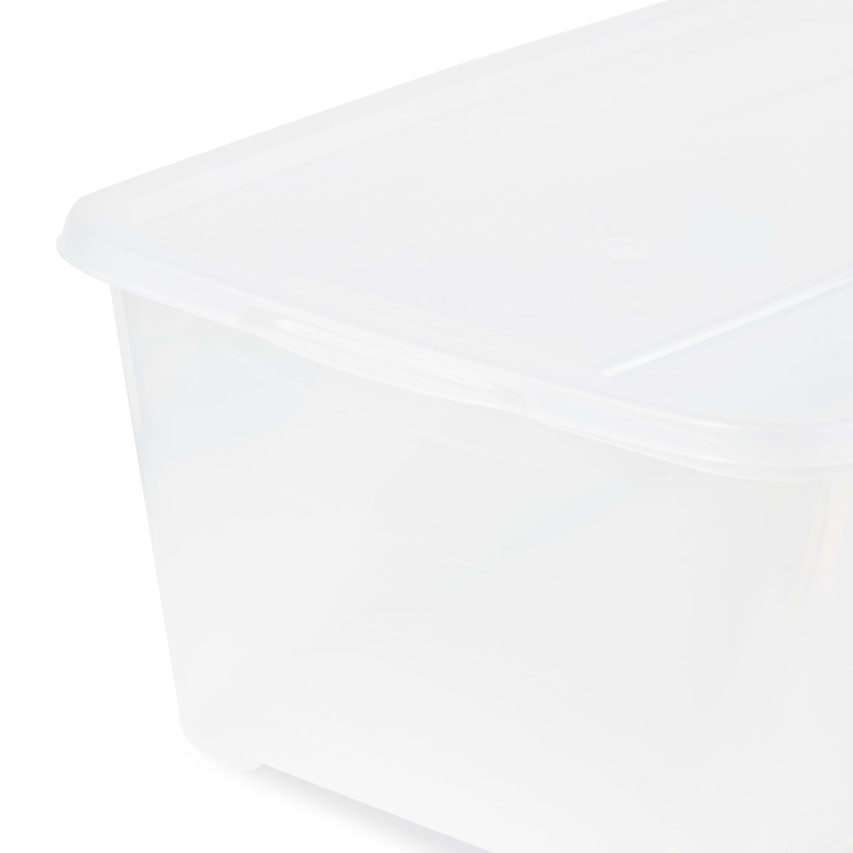 Life Story 5.5 Quart Rectangular Clear Protective Storage Shoe Box (216 Pack)